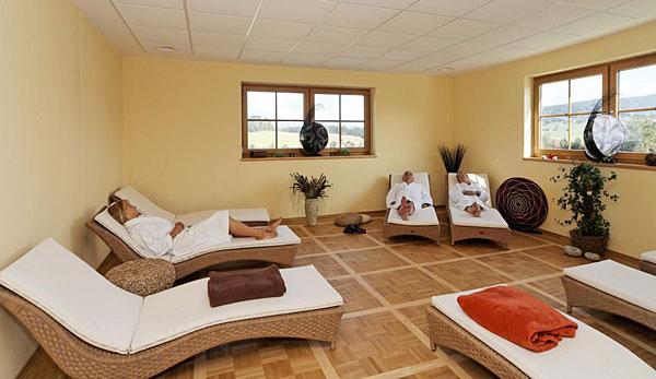 1200qm Wellness-Landschaft im Hotel St. Gunther