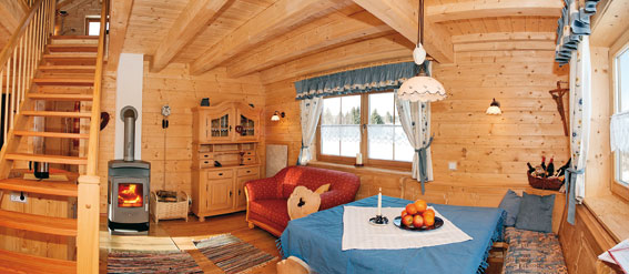 Ferienhaus Finsterau Holzblockhaus